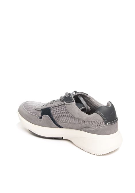 Dark grey lehman sneaker CLARKS ENGLAND | LEHMAN RACESUEDE/MESH-GREY